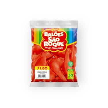 Imagem de Bexiga liso vermelho quente 7 polegadas - sao roque