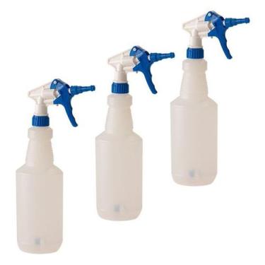 Imagem de Kit 3 Pulverizador Borrifador de Água 900ml Bico Longo - VendasShop