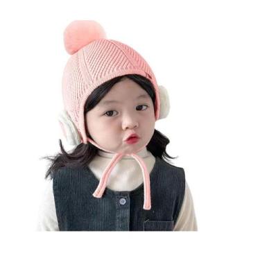 Imagem de Touca Infantil 2 ao 7 Anos Tampa Orelha Forrada Para Menina e Menino -