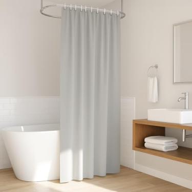 Imagem de Cortina Para Box Banheiro Pvc Antimofo Flexível 1.40mx2.00m (Branco)