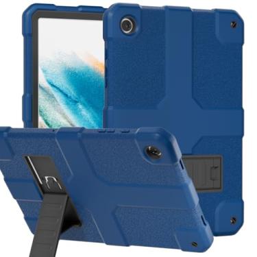 Imagem de Stweap Capa para Samsung Galaxy Tab A9+/A9 Plus 11 polegadas modelo 2024 (SM-X210/X216/X218), capa protetora resistente à prova de choque resistente de alto impacto (azul-misto/preto)