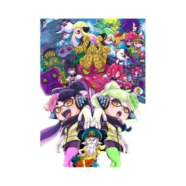 Imagem de Pôster De Arte Anime Splatoon 3 Impressão Em Canvas Decoração De Pared