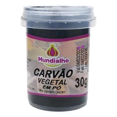 Imagem de Carvão Vegetal Ativado Em Pó 30g Mundialho
