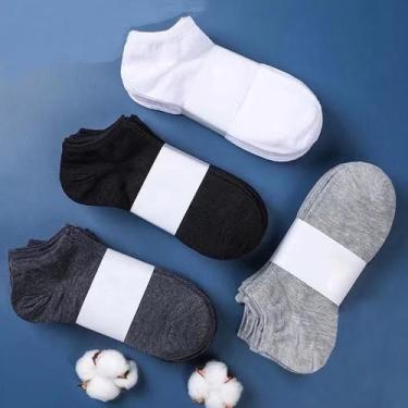 Imagem de Kit 15 Pares de Meias Soquete Cano Curto Masculina Feminina Unissex - 