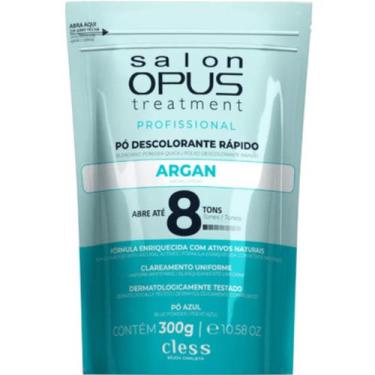 Imagem de Pó Descolorante Salon Opus Argan Azul Abre Até 8 Tons com Óleo de Arga