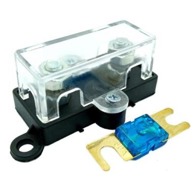 Imagem de Kit Porta Fusível Acrilico para Som Automotivo Midi e Fusível Mini Fac