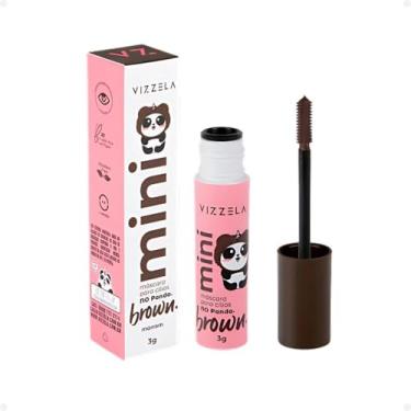 Imagem de Mini Máscara de Cílios No Panda Brown Vizzela 3g