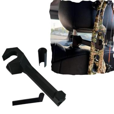 Imagem de MCNULGUR Gancho de arco espesso atualizado para caminhão - melhor suporte de arco de caminhão para caça, tiro com arco. Acessórios de arco compostos essenciais para transporte seguro e fácil acesso