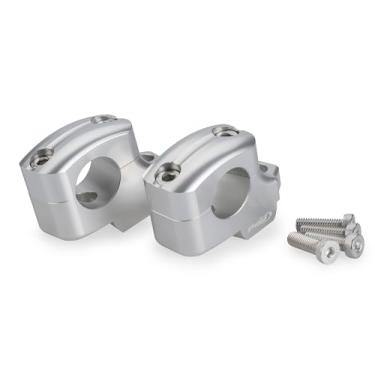 Imagem de Puig 22101N Elevadores de guidão para melhorar a ergonomia com elevação de 25 mm e aproximação de 16 mm do guidão - Prata