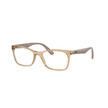 Imagem de Armação para Óculos Ray-Ban 0RX7202L 8185 Tam 53 / Marrom Claro
