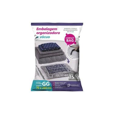 Imagem de Compact Bag Embalagem Organizadora A Vácuo 70X100Cm GG