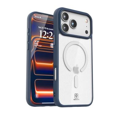 Imagem de Parachute Capa para iPhone 17 Pro Max 17.5 cm magnética sem fio pronta para carregamento [compatível com MagSafe] Capa fina híbrida à prova de choque com protetor de câmera, biséis elevados