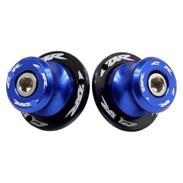 Imagem de BYYINGSUS Parafuso de suporte de motocicleta M8 bobinas deslizantes compatíveis com CBR 600RR 1000RR CBR954RR 900RR CBR250R CBR600RR CBR1000RR 2004-2019 (azul)