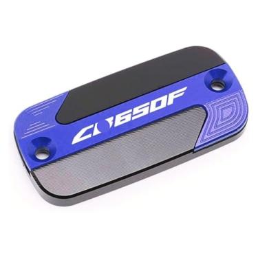 Imagem de Acessórios de motocicleta Tampa de óleo do cilindro de freio dianteiro compatível com CB650F CB 650F CB650 F 2014-2018 (azul)
