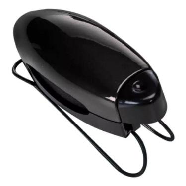 Imagem de Porta Óculos Universal Carro Suporte Prendedor Preto 7,5 cm