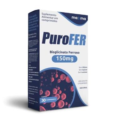 Imagem de Suplemento Purofer 150mg, 30 Cpd Bisglicinato Ferroso = Neutrofer Ferro