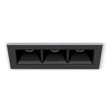 Imagem de Spot Embutir Picco Triplo Interlight 7w 2700k 4992 ab s Preto Iluminac