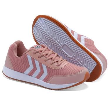 Imagem de Tênis Vanelli Feminino Caminhada, Academia, Confortável 3000, 37, Nude