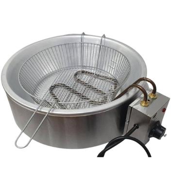 Imagem de Tacho Para Fritura 7 Litros Alumínio Stevan Metal Fts7 110V