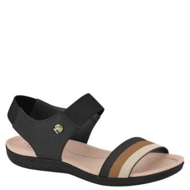 Imagem de Sandália Modare Elastico Preto/Creme 7125241-Feminino
