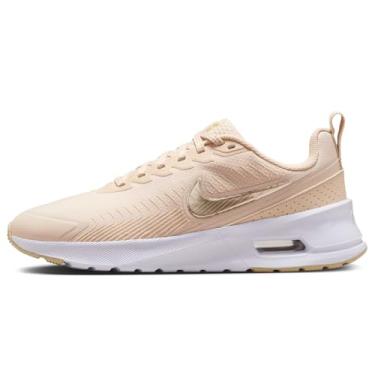 Imagem de Nike Tênis feminino com cadarço AIR MAX NUAXIS, Phantomwhite-ltorewoodbrn-cometred-c, 35 BR