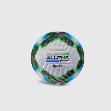 Imagem de Bola De Futebol Allpha 2023 Futsal Madri Oficial (66186), Branco/Preto