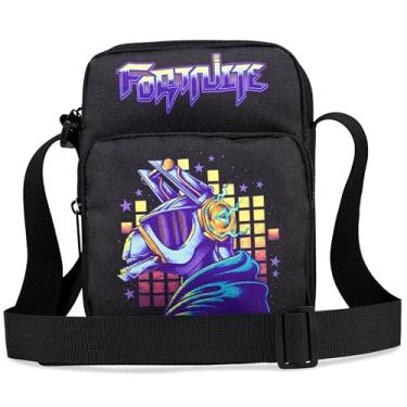 Imagem de Fortnite Bolsa transversal para meninos (preto)