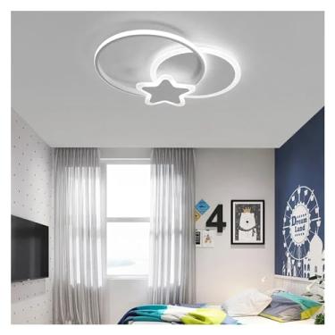 Imagem de Luminária de teto LED moderna compatível com sala de estar, sala de jantar, quarto, formato de estrela, lustre, decoração interna para casa, luminária, lustre, decoração moderna