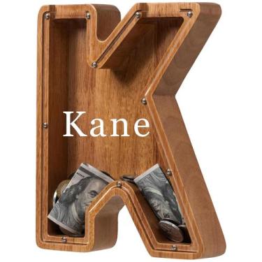 Imagem de Carrinho de madeira personalizado para crianças, cofrinho, tamanho gra