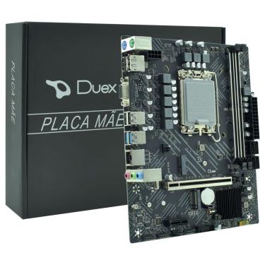 Imagem de Placa Mãe Duex DX-H610ZG M.2 Chipset H610, LGA 1700, mATX, Dual Channel DDR4 até 64GB 3200MHz, 4xSATA 6Gb/s