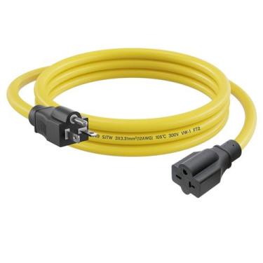 Imagem de Cabo de extensão FIRMERST 250V 20A NEMA 6-20P 1,8 m 6 pés