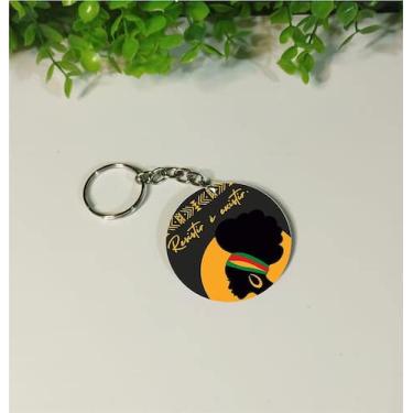 Imagem de Chaveiros em MDF Consciência Negra - Modelo 1 Personalizado - MDF Arte