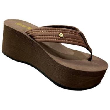 Imagem de Tamanco Plataforma Anabela Durio Tijuca Ortopedico Esporao-Feminino