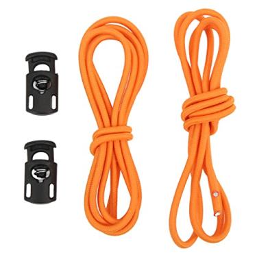 Imagem de Kit de reposição de tira de borracha elástico de borracha de borracha cordão de bungee ajustável para mergulhar mergulho snorkeling 2pcs conjunto material de plástico de borracha (Laranja)
