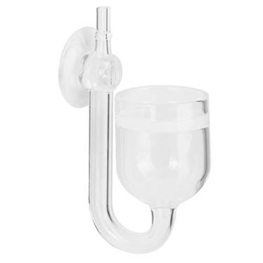 Imagem de Difusor de refinador de vidro transparente de CO2, tubo reto grande para aquário, grama, aquário, adequado para aquário de grama de água médio e grande, feito de vidro de qualidade