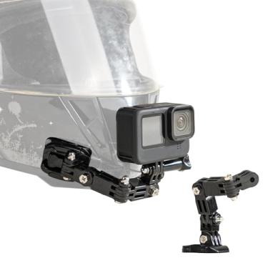 Imagem de SUREWO Kits de montagem de queixo para capacete de motocicleta compatíveis com GoPro Hero 10 9 8 7 6 5 preto, DJI Osmo Action 2/AKASO/Campark/YI Action Camera, Câmera Insta360 e mais