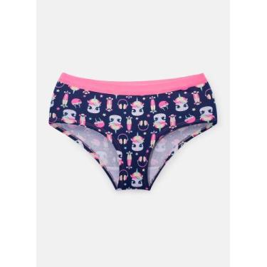 Imagem de Calcinha Caleçon Feminina Unicórnio Skate - Puket, PP