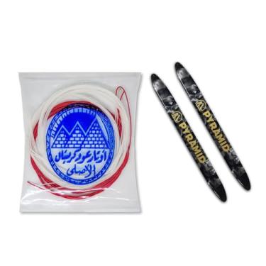 Imagem de Guitarra Egípcia Profissional 10 Oud Cordas Banhado a Cobre Nylon Oud + 2 Pçs Pirâmide Profissional Padrão Oud Palhetas Plectrum Ud Risha Reeshe Alemanha Oudh Instrumentos Musicais Acessórios