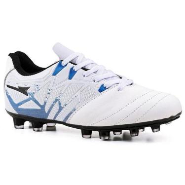 Imagem de Kit com Chuteira Trava Macia + Meião e Caneleira Adulto - Light, Preto