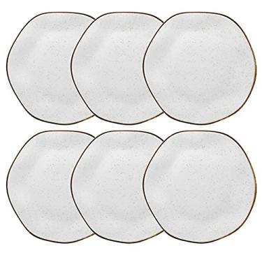 Imagem de Oxford Conjunto de 6 Pratos Rasos 27,5cm Ryo Maresia