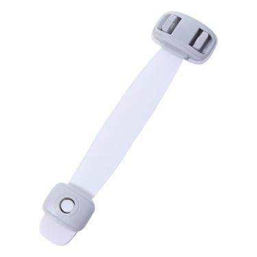 Imagem de Fechadura infantil anticlipe, guarda-roupa, armário, gaveta, porta, armário, proteção, bebê (cinza)