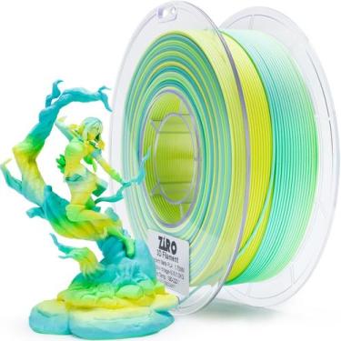 Imagem de Filamento para impressora 3D ZIRO Meadow Mirage Matte PLA 1,75 mm 1 kg
