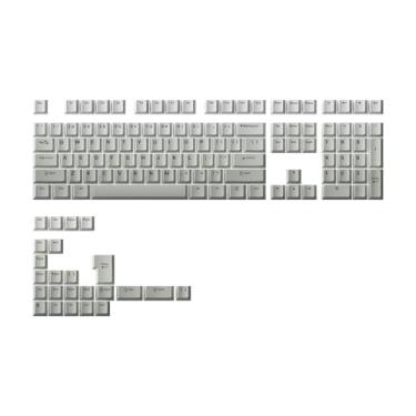 Imagem de Conjunto de Keycaps Akko Cool Gray Doubleshot PBT Perfil Cherry 132 Teclas