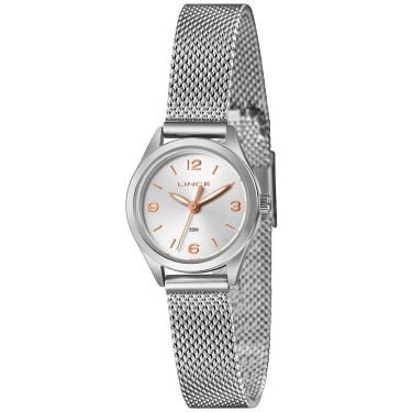 Imagem de Relógio Lince Feminino Ref: Lrmh271l25 S2sx Casual Mesh Prateado