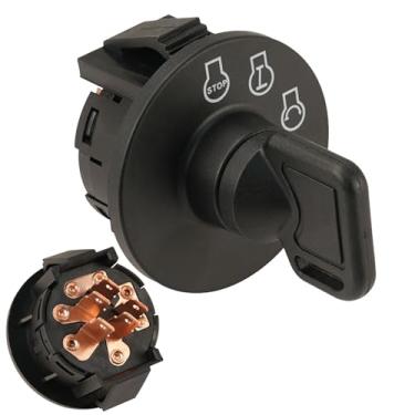 Imagem de gradora Interruptor de ignição com chave 5 terminais 117-2221 137-4100 substituição para cortador de tempo mestre Toro Z série SS ZS Titan Exmark Lazer Z Quest Next Next