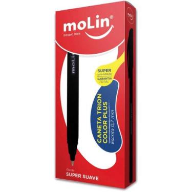 Imagem de Caneta Esferografica Trion Preta - Molin