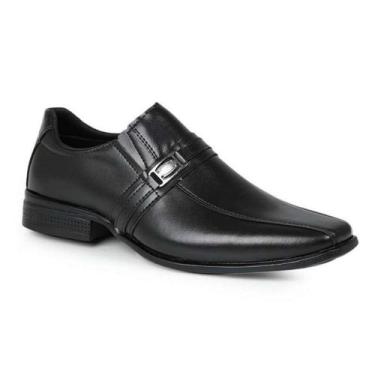 Imagem de Sapato Social Padua Monaco Casual Masculino Preto 4001, Preto, 40