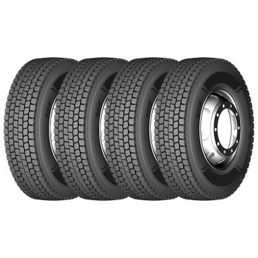 Imagem de KIT 4 Pneu Landspider Longtraxx DR880 295/80 R22.5 154/149M 18PR Borr