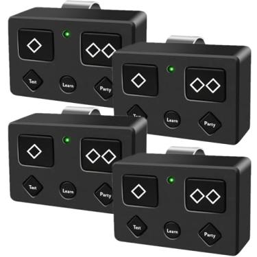 Imagem de Transmissor remoto de substituição AXP1 AXS1 para Ghost Controls Transmissor remoto Ghost para abridores automáticos de portão, compatível com sistemas de abertura de controle Ghost (4 peças com 5
