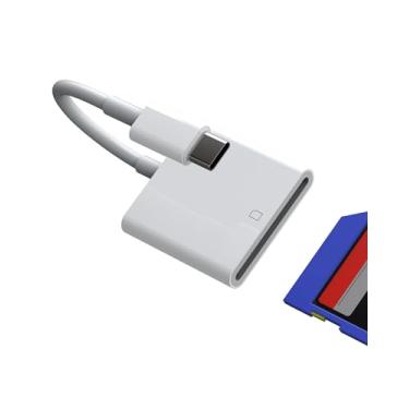 Imagem de Leitor de cartão SD USB C para iPhone 16 15 Pro MAX adaptador para Apple para iPad compatível com Samsung Android MacBook Thunderbolt cabo tipo C câmera leitor de cartão armazenamento de transferência
